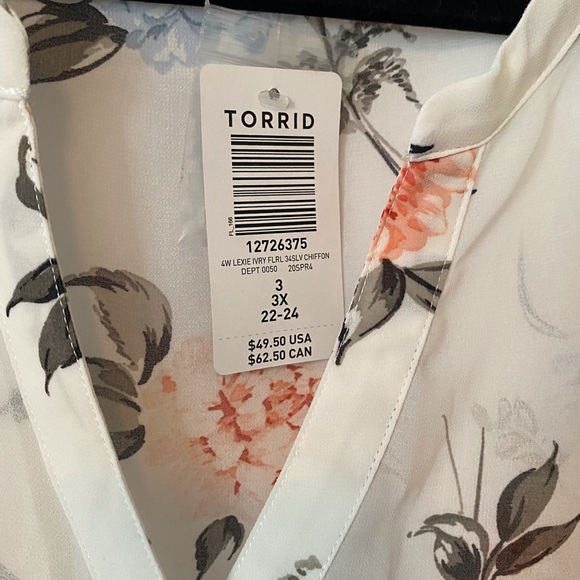 Sheer High-Low blouse - Picture 5 of 5